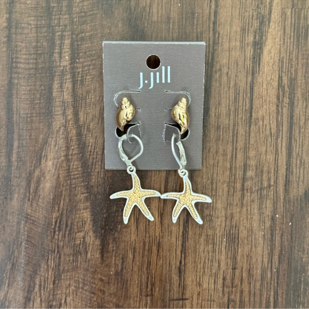 J.jill star earring size 2”